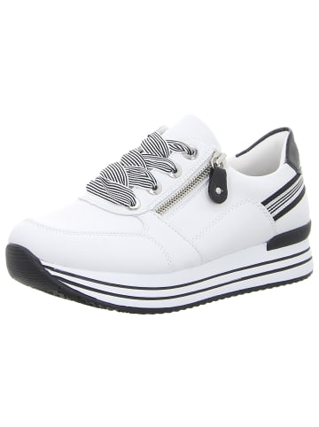 remonte Schnürschuhe in weiss/schwarz