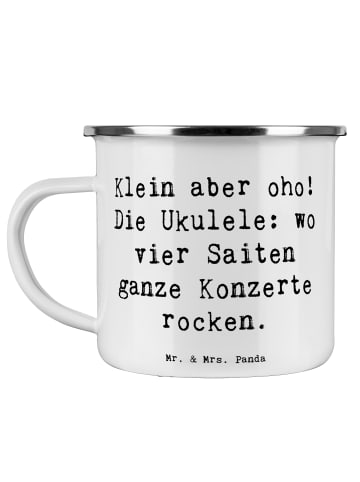 Mr. & Mrs. Panda Kaffeetasse Spruch Ukulele Magie mit Spruch in Weiß
