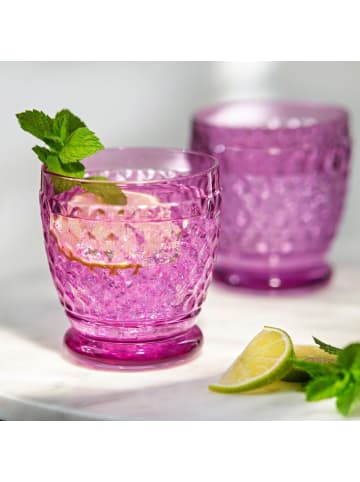 Villeroy & Boch 4er Set Becher Boston Coloured 330 ml in Berry