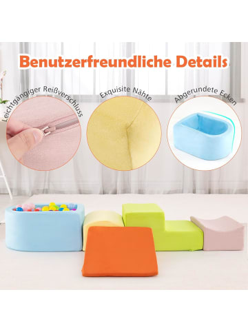 COSTWAY 5 TLG. Schaumstoffbausteine ohne Bälle in Bunt