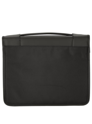 D&N Easy Business Schreibmappe mit Griff 35 cm in schwarz