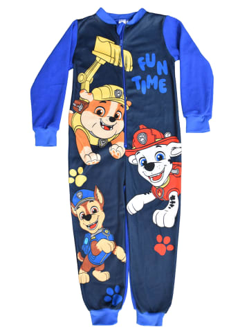 Paw Patrol Paw Patrol Jumpsuit Chase & Co. Overall Pyjama Schlafanzug langarm in blau