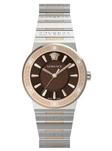 Versace Analoguhr für Damen in silber