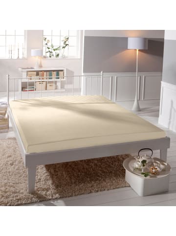 Bassetti Single-Jersey Spannbettlaken in ecru