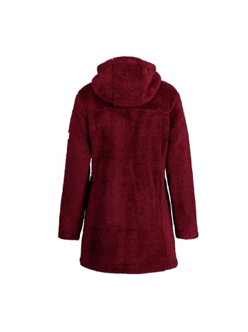 Icepeak Chelles Teddy Fleecejacke in Weinrot
