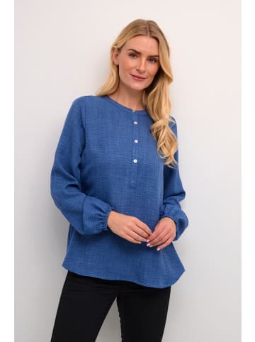 Kaffe Langarm-Bluse KAellen Regular fit in Coronet Blue CC