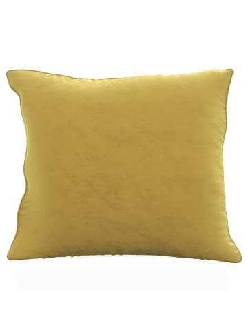 Intirilife Kissenbezug aus Samt 40x40 cm in Gelb