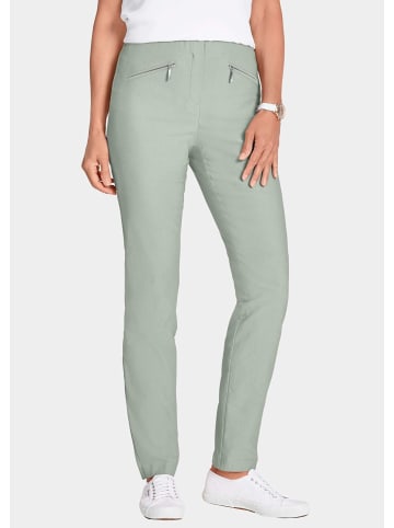 GOLDNER Bengalinhose Schlupfhose LOUISA mit Steppnähten in baummoos