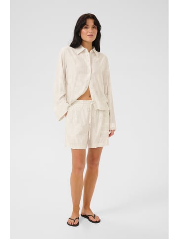 My Essential Wardrobe Shorts JannieMW Casual fit in Snow White W. Stripe