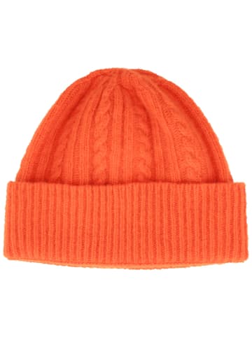 BREITER Strickmütze in rot