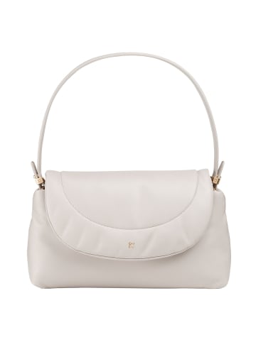 DuDu Melville Schultertasche Leder 31 cm pearl