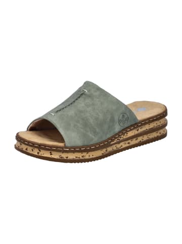 rieker Klassische Pantoletten in Grün