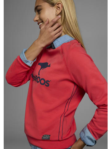 Kangaroos Sweatshirt in rot