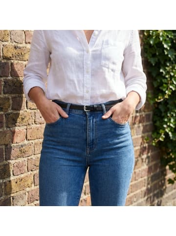 FRONHOFER schmaler Damengürtel in Grau