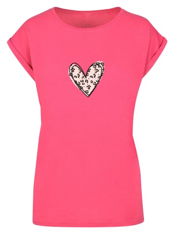 Merchcode Merchcode T-Shirts in hibiskus pink