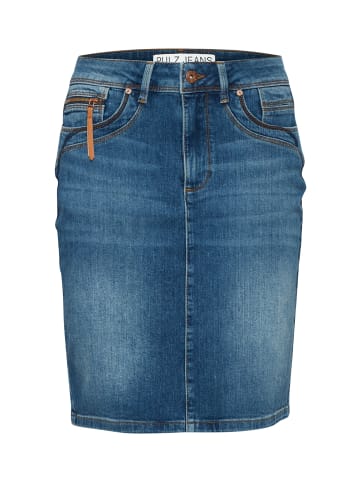 Pulz Denimrock PZKAROLINA Pencil shape in Medium Blue Denim