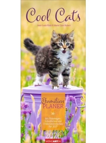 Weingarten Kalender - Cool Cats Familienplaner 2026