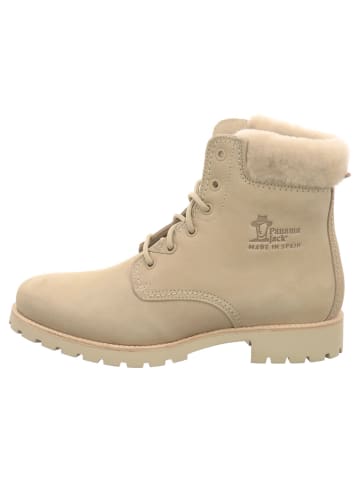 PANAMA JACK Damenschnürrstiefel warm flach  in  Beige