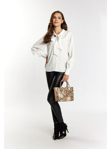 faina Damen Henkeltasche in Kamel Schwarz