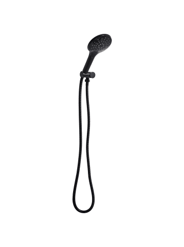 Beliani Wannenarmaturen IQUIRA in Schwarz - (W) 12 x (H) 23 x (L) 5 cm