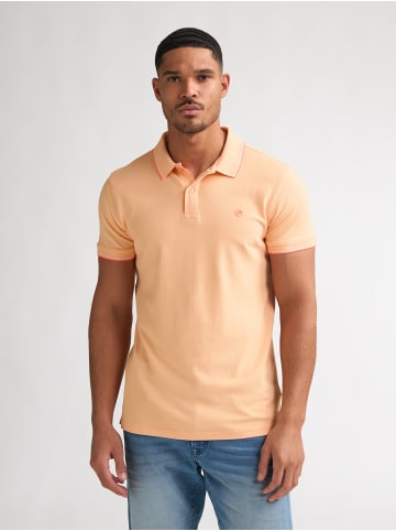 Klassisches Poloshirt Wave in Orange