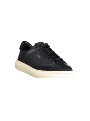 Hugo Boss Blau Leder Herren Sneaker