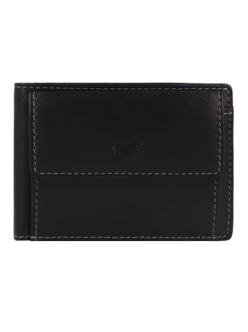 Braun Büffel Arezzo Geldbörse RFID Schutz Leder 10.5 cm in schwarz 1