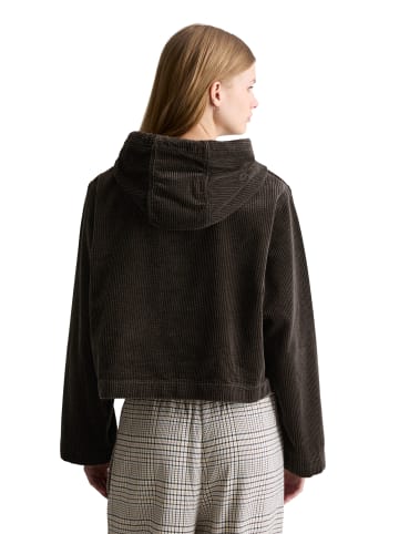 Marc O'Polo DENIM Kapuzen-Cordbluse relaxed in Black Espresso