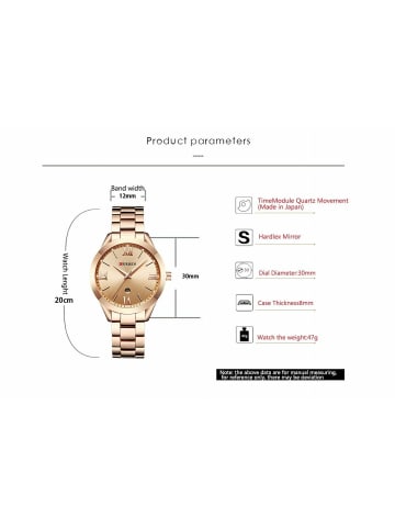 Curren Chronograph für Damen in silber