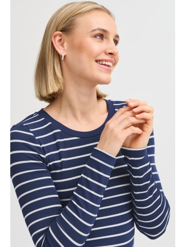 Fransa FRHIZAMOND STRIPE TEE 33 slim fit in Navy Blazer mix