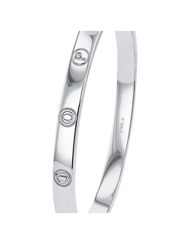 JOOP! Armreif Edelstahl in Silber