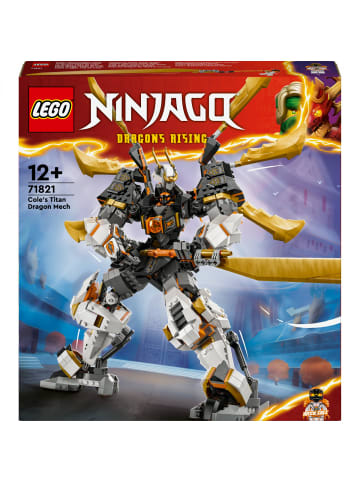 LEGO Bausteineset Ninjago Coles Titandrachen-Mech, ab 12 Jahre