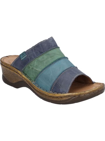 Josef Seibel Clog Catalonia 64 in dunkelblau-multi