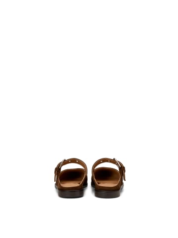 Marc O'Polo Mules Model Camilla in dark cognac