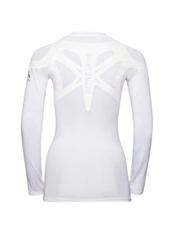 Odlo Unterhemd BL TOP Crew neck l/s ACTIVE in Weiß