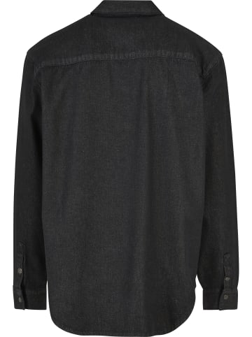 Urban Classics Long Sleeve Shirt in realblack washed