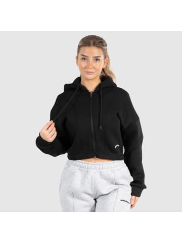 SMILODOX Zip Hoodie Rayna in Schwarz