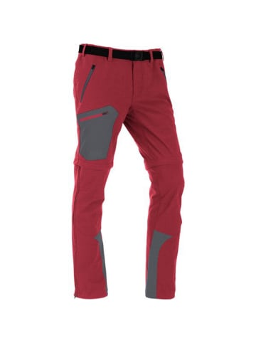 Maul Outdoorhose Eiger XT-elastic T-Zipp off in Rot