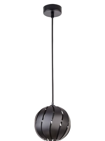 Licht-Erlebnisse Pendelleuchte Ø 22 x (T)95 cm in SchwarzSchwarz