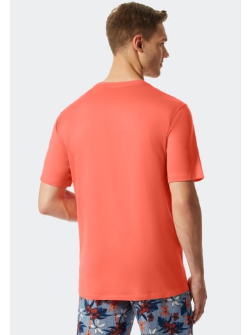 Schiesser T-Shirt Rundhals in Papaya