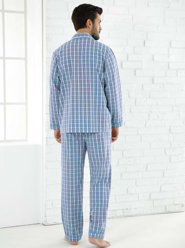WITT WEIDEN Pyjama in blau-kariert