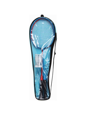 Sunflex Badmintonset Matchmaker 2 mit  Schlägern und 2 Federbälle in Tasche