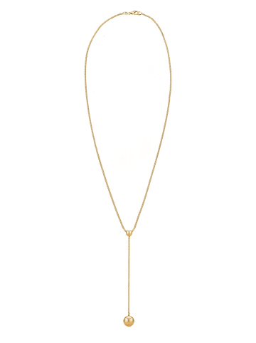 Elli Halskette 925 Sterling Silber Geo, Kugel in Gold