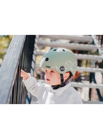 Scoot & Ride Scoot&Ride Baby Helm XXS Graphics - Farbe: green lines