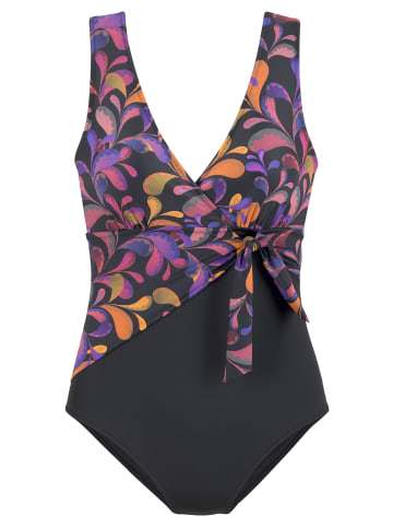Vivance by Lascana Badeanzug in schwarz bedruckt