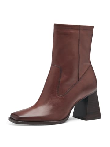 Tamaris Reißverschlussstiefelette in dunkelbraun