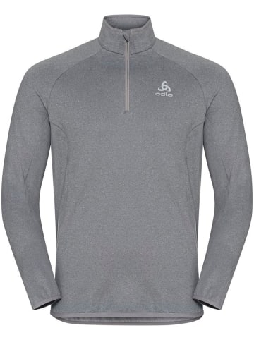 Odlo Longsleeve "Mid Layer 1/2 Zip Berra Light" in Grau