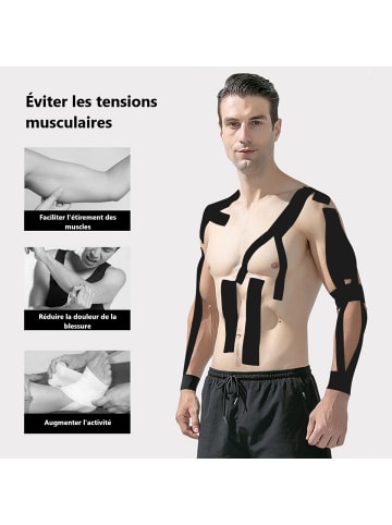 Onamaste Kinesiologie-Tape in Schwarz