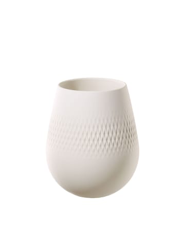 Villeroy & Boch Vase Manufacture Collier in 14 cm in Blanc