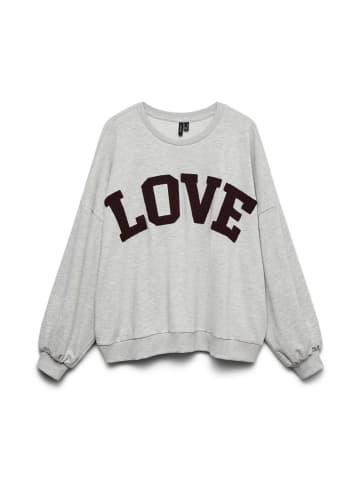 Vero Moda Sweatshirt in Light Grey Melange